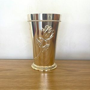 Vintage Pressed Rose Vase Cup Vintage Teleflora
